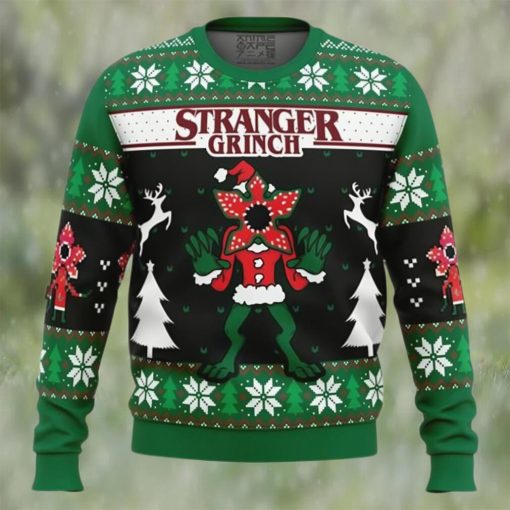 Anime Demogorgon Stranger Grinch Stranger Things Ugly Christmas Sweater