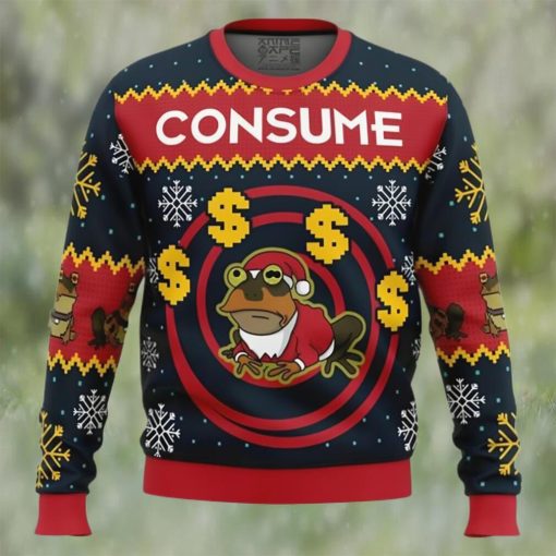 Anime Hypnotoad Consume Futurama Ugly Christmas Sweater