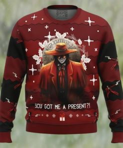 Anime Sweater Alucard Hellsing Ugly Christmas Sweater