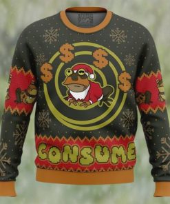 Anime Sweater Consume Futurama Ugly Christmas Sweater