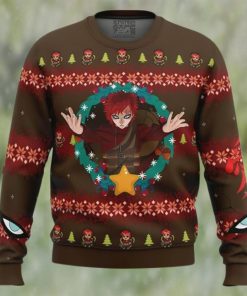 Anime Sweater Gaara Naruto Ugly Christmas Sweater