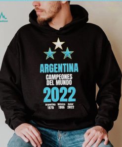 Argentina Campeones Del Mundo 2022 Argentina 1978 Mexico 1986 Qatar 2022 Shirt