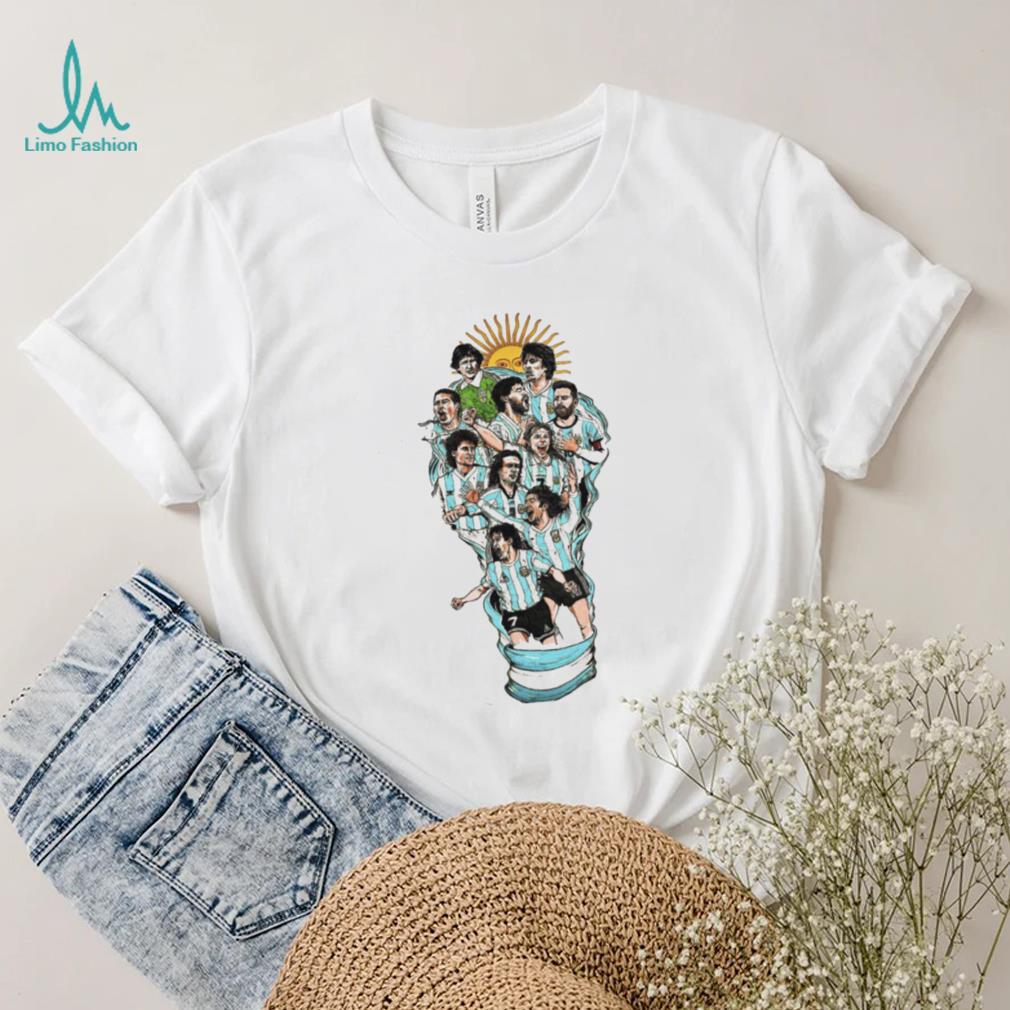 Argentina Reach Final World Cup 2022 Printed Shirt Argentina Reach Final World Cup 2022 Printed Shirt