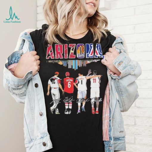 Arizona Skyline Sports Team Players Signatures Shirt