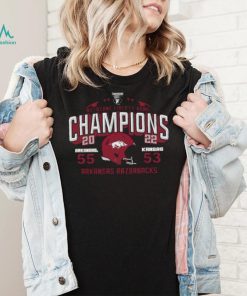 Arkansas Razorbacks 2022 Autozone Liberty Bowl Champions Score Shirt