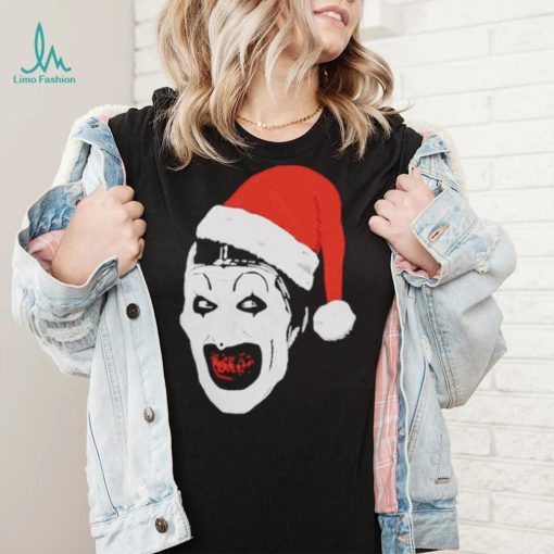 Art Christmas Terrifier Santa Tee Shirt