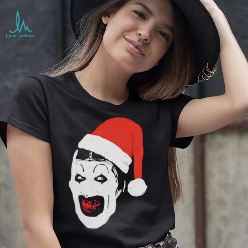 Art Christmas Terrifier Santa Tee Shirt