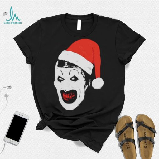 Art Christmas Terrifier Santa Tee Shirt