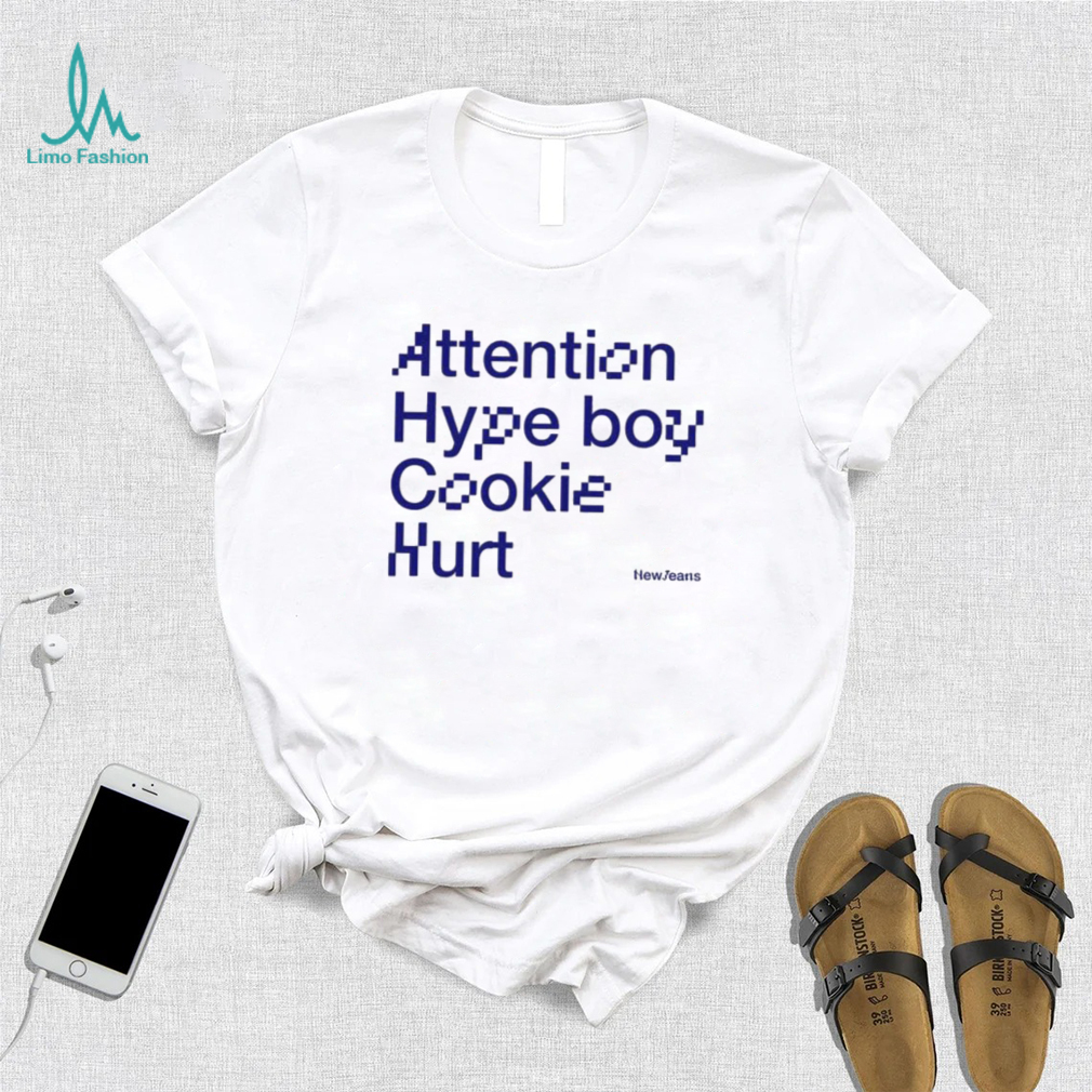 Attention Hype Boy Cookie Hurt Newjeans First Ep Singles Shirt Attention Hype Boy Cookie Hurt Newjeans First Ep Singles Shirt