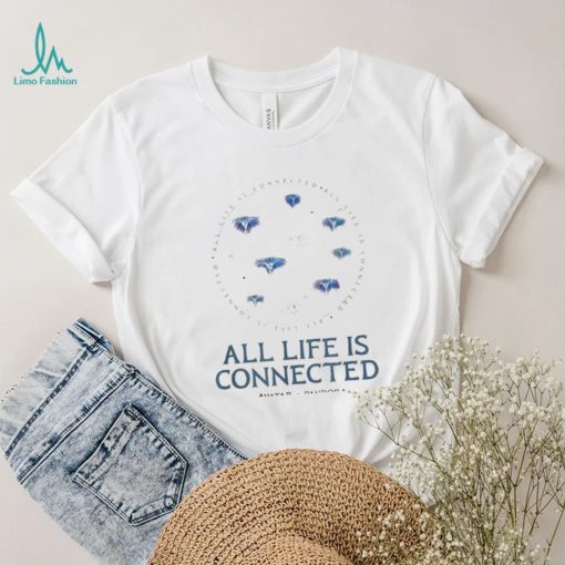 Avatar 2 Jake Sully Neytiri Avatar All Life Is Connected Pandora Grid T Shirt