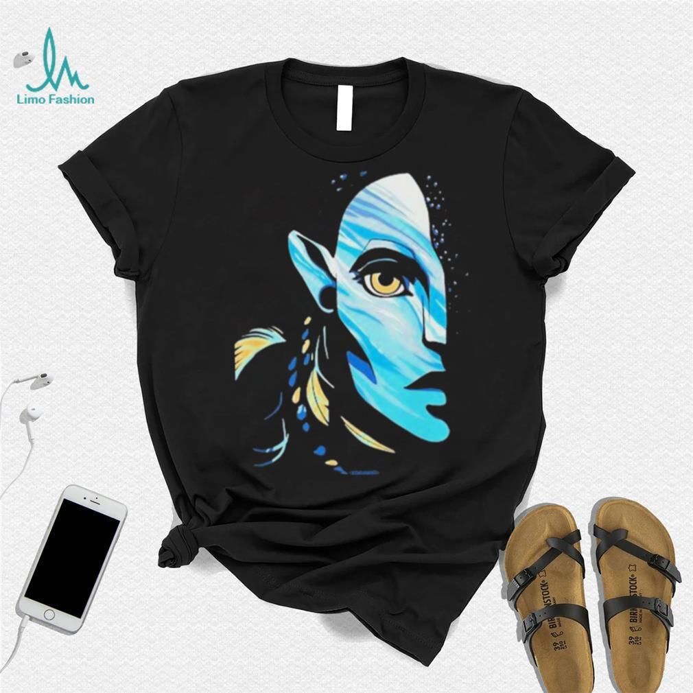 Avatar The Way of Water Neytiri Na’vi Ocean Half Face Avatar Shirt Avatar The Way of Water Neytiri Na’vi Ocean Half Face Avatar Shirt