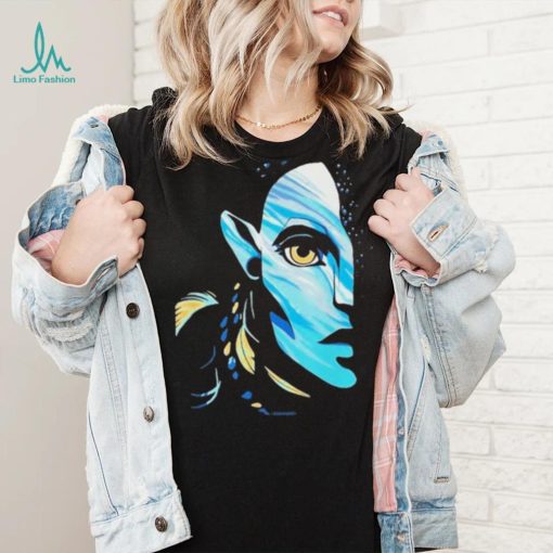 Avatar The Way of Water Neytiri Na’vi Ocean Half Face Avatar Shirt