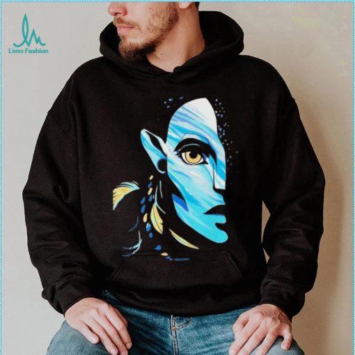 Avatar The Way of Water Neytiri Na’vi Ocean Half Face Avatar Shirt