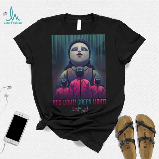 Awesome Squid Game Doll Red Light Green Light Masked Guards shirt