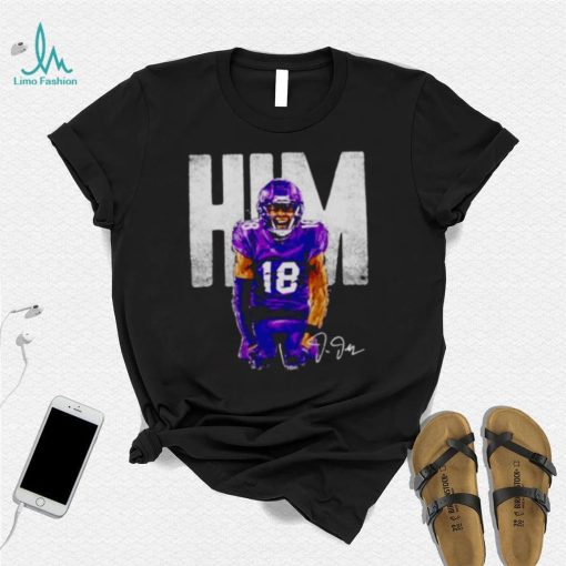 Awesome him Justin Jefferson Minnesota Vikings bold shirt