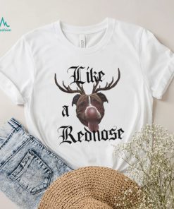 Awesome like a Red Nose Pitbull With Antlers shirt