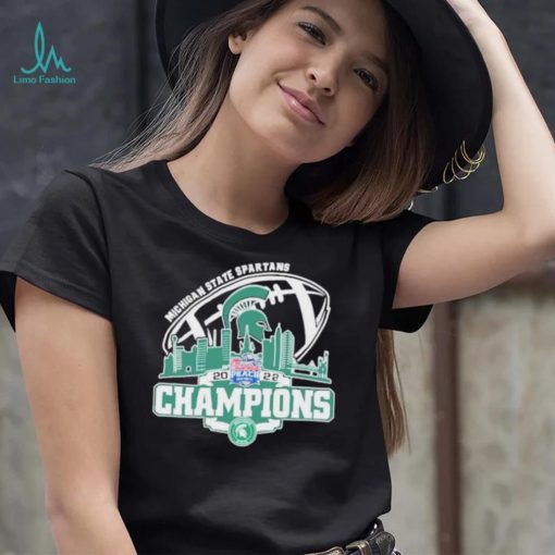 Awesome michigan State Spartans Chick Fil Peach Bowl City Champions 2022 shirt