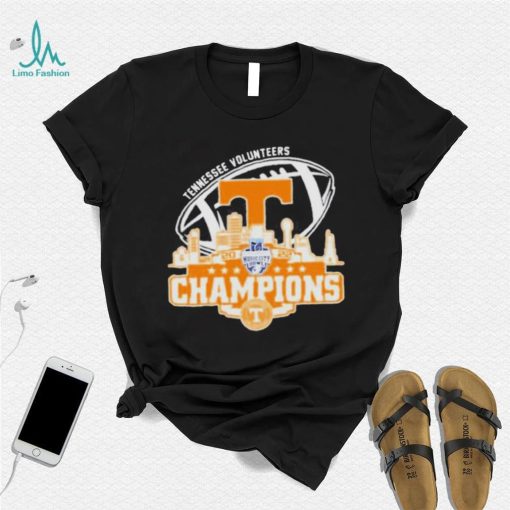 Awesome tennessee Volunteers Logo Music City Bowl City Champions 2022 shirt