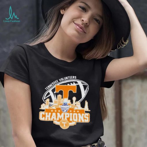 Awesome tennessee Volunteers Logo Music City Bowl City Champions 2022 shirt