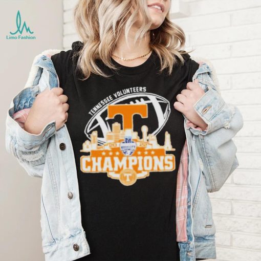 Awesome tennessee Volunteers Logo Music City Bowl City Champions 2022 shirt