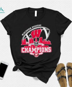 Awesome wisconsin Badgers Logo Las Vegas Bowl City Champions 2022 shirt