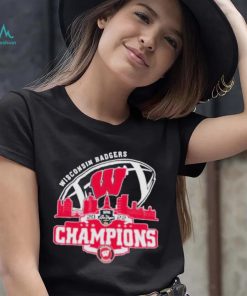 Awesome wisconsin Badgers Logo Las Vegas Bowl City Champions 2022 shirt