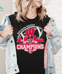 Awesome wisconsin Badgers Logo Las Vegas Bowl City Champions 2022 shirt