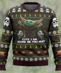 Baby Yoda Cute Mandalorion Star Wars Ugly Christmas Sweater