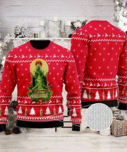 Bacardi Grinch Snow Ugly Christmas Sweater