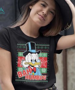 Bah Humbug Christmas Donald Duck Cartoon Funny Shirt