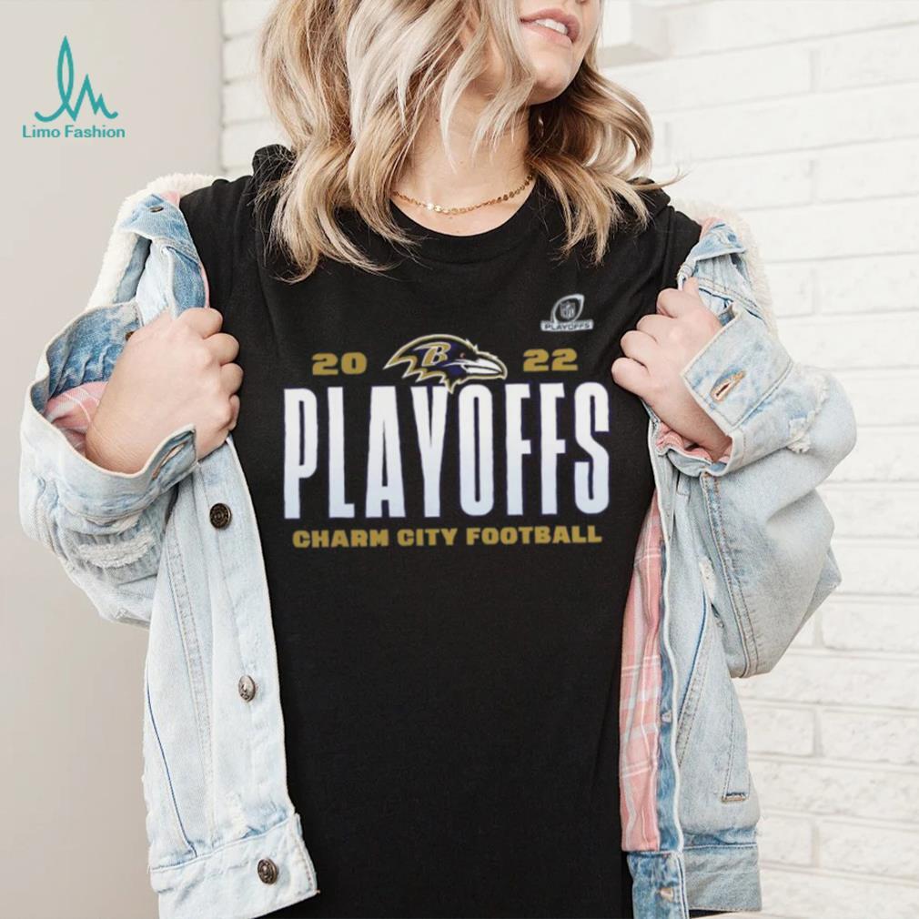 Baltimore Ravens Charm City Football 2022 NFL Playoffs Shirt Baltimore Ravens Charm City Football 2022 NFL Playoffs Shirt