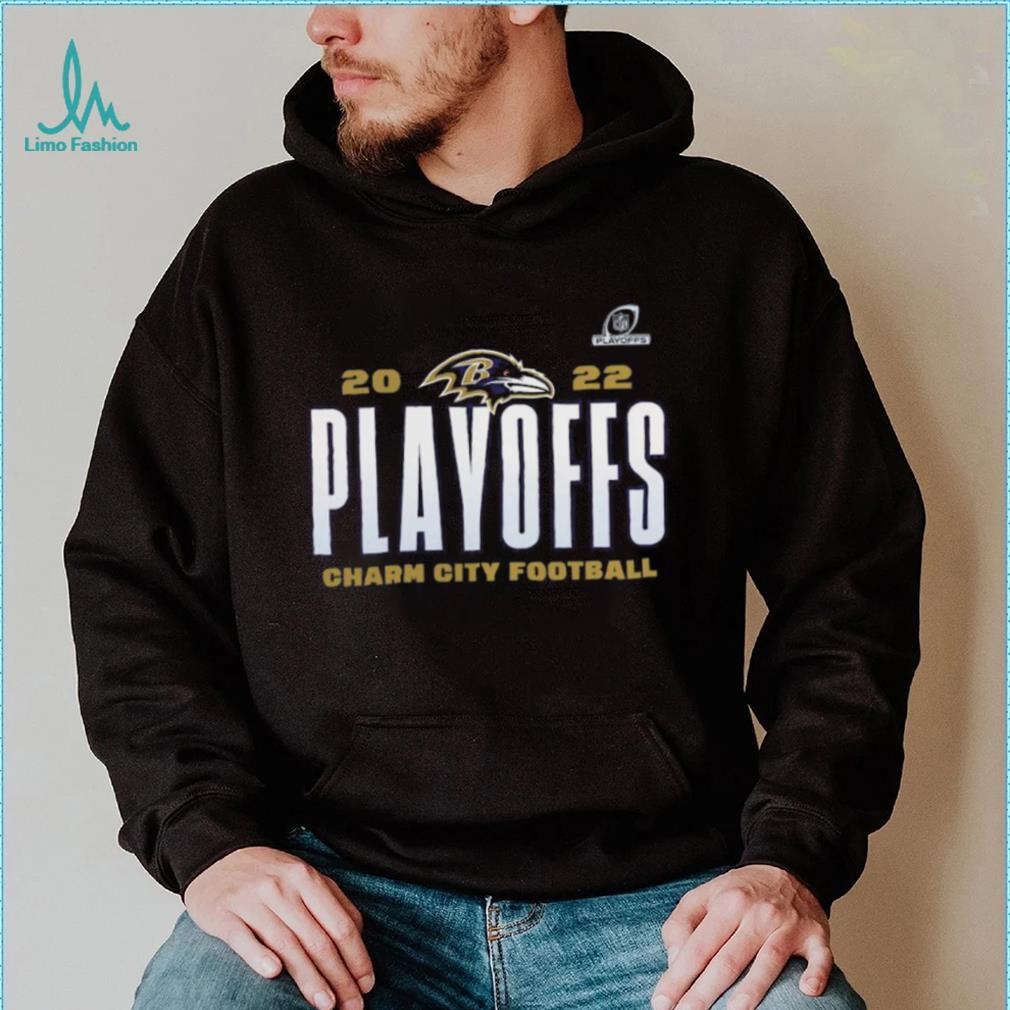 Baltimore Ravens Charm City Football 2022 NFL Playoffs Shirt Baltimore Ravens Charm City Football 2022 NFL Playoffs Shirt