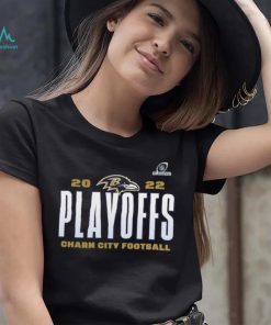 Baltimore Ravens Charm City Football 2022 NFL Playoffs Shirt
