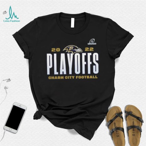 Baltimore Ravens Charm City Football 2022 NFL Playoffs Shirt