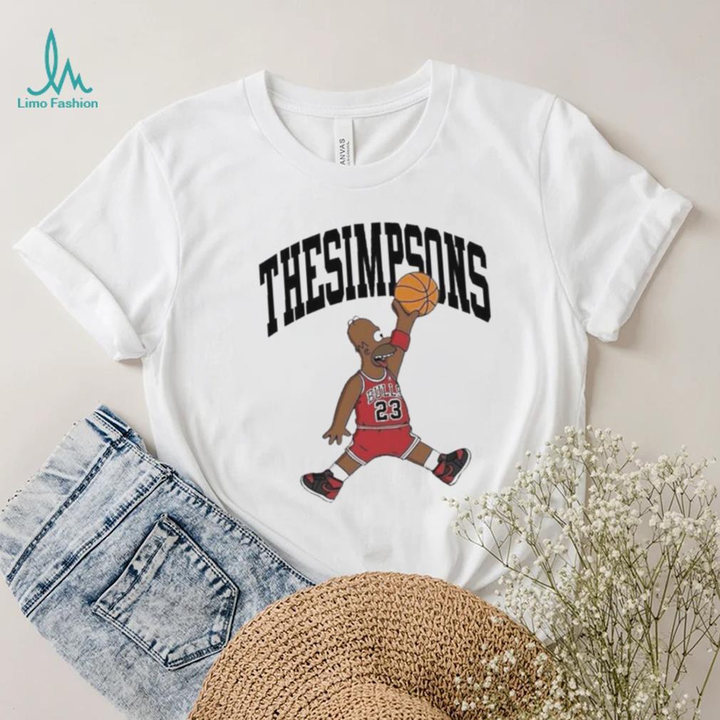 Basketball The Simpsons Jordan Logo Parody Shirt Basketball The Simpsons Jordan Logo Parody Shirt