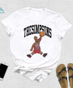 Basketball The Simpsons Jordan Logo Parody Shirt