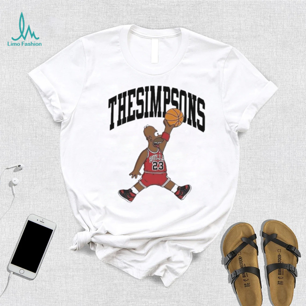 Basketball The Simpsons Jordan Logo Parody Shirt Basketball The Simpsons Jordan Logo Parody Shirt