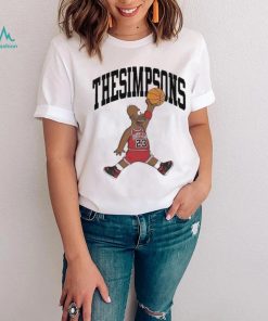 Basketball The Simpsons Jordan Logo Parody Shirt