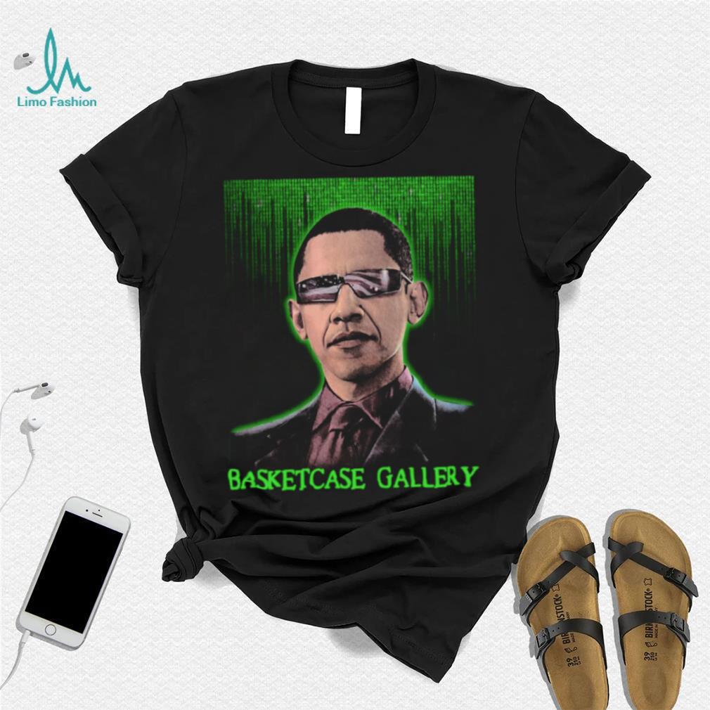 Basketcase gallery tatum's barack Obama matrix t shirt - Limotees