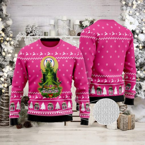 Baskin Robbins Grinch Snow Ugly Christmas Sweater