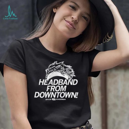 Baylor Scheierman Headband from Downtown 2022 shirt