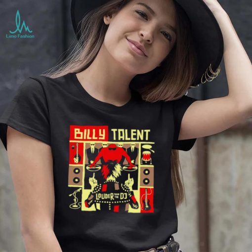 Billy Talent louder than the DJ album art shirt