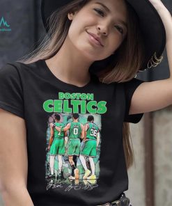 Boston Celtics Advance Big Three Signature Shirt