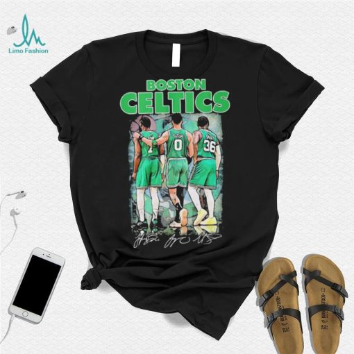 Boston Celtics Advance Big Three Signature Shirt