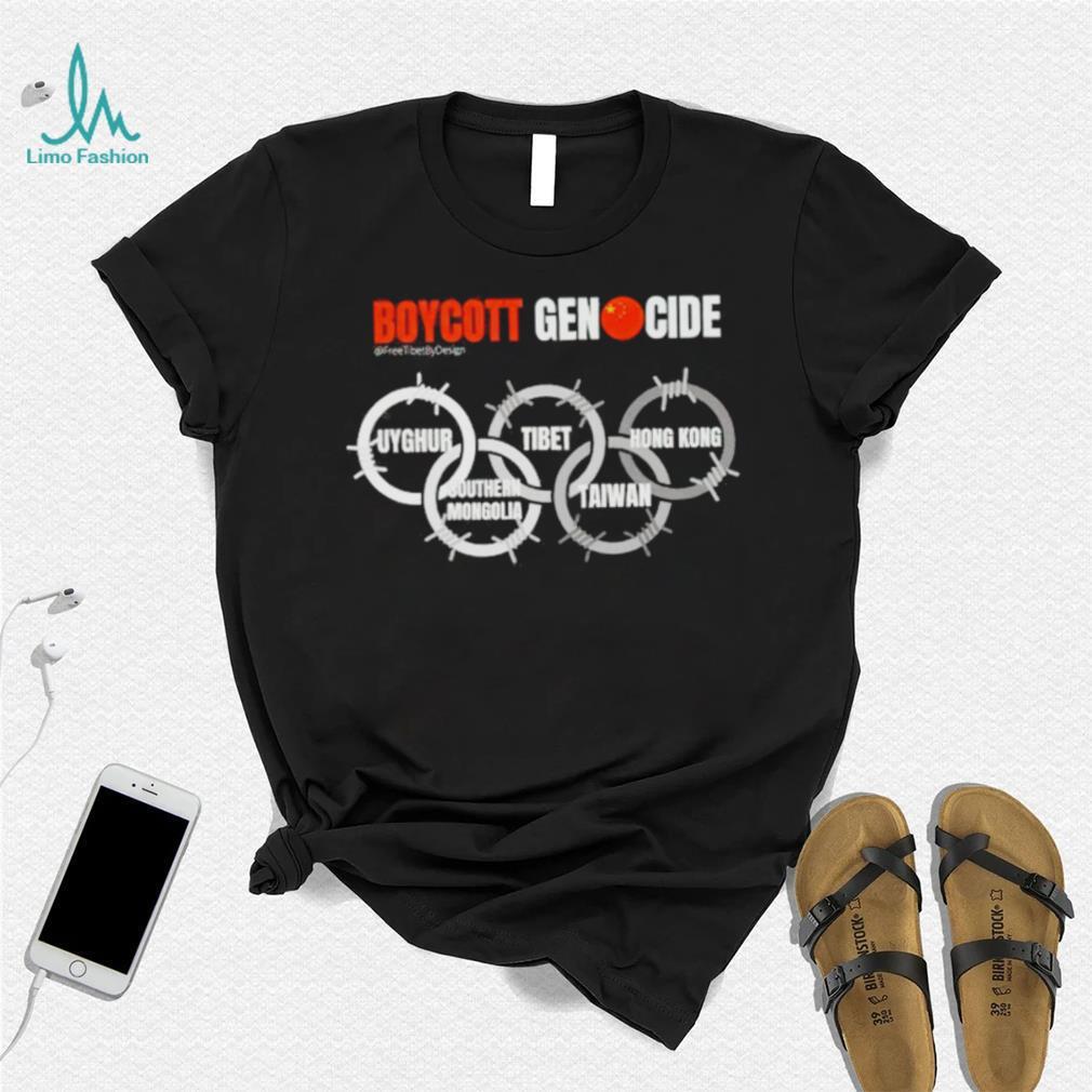 Boycott Genocide Olympics Beijing 2022 Uyghur Tibet Hong Kong Southern Mongolia Taiwan shirt Boycott Genocide Olympics Beijing 2022 Uyghur Tibet Hong Kong Southern Mongolia Taiwan shirt