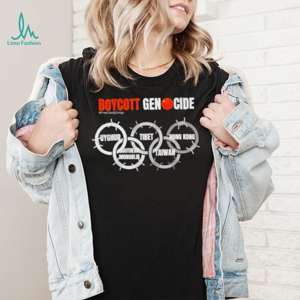 Boycott Genocide Olympics Beijing 2022 Uyghur Tibet Hong Kong Southern Mongolia Taiwan shirt Boycott Genocide Olympics Beijing 2022 Uyghur Tibet Hong Kong Southern Mongolia Taiwan shirt