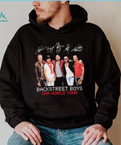 Boygroup Backstreet Boys Dna World Tour Bsb With Signature Black Ver Shirt