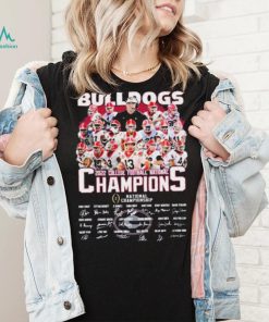 Bulldogs Champions National Championship Signature Shirt