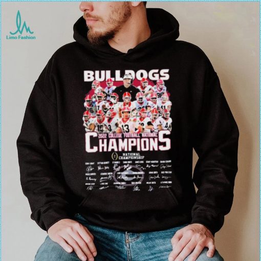 Bulldogs Champions National Championship Signature Shirt
