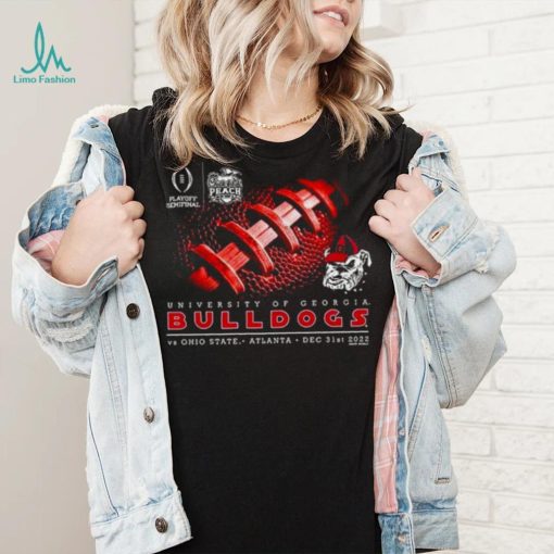 Bulldogs University Of Georgia Vs Ohio State Atlanta Dec 31st 2022 Chick Fill A Peach Bowl Shirt